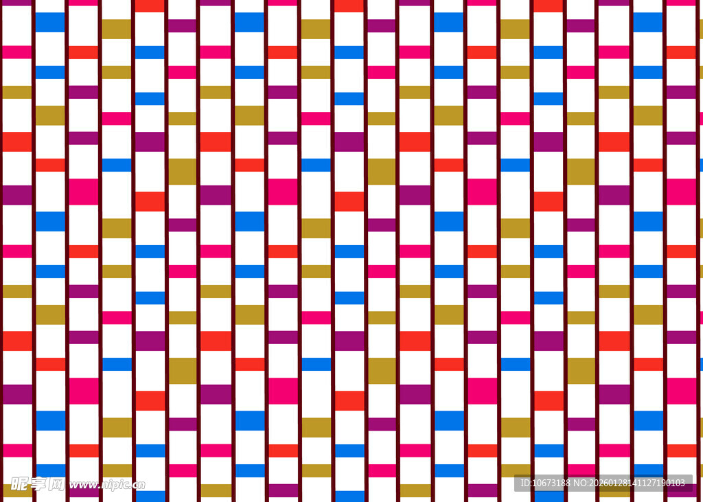 多彩方格图案纹理背景