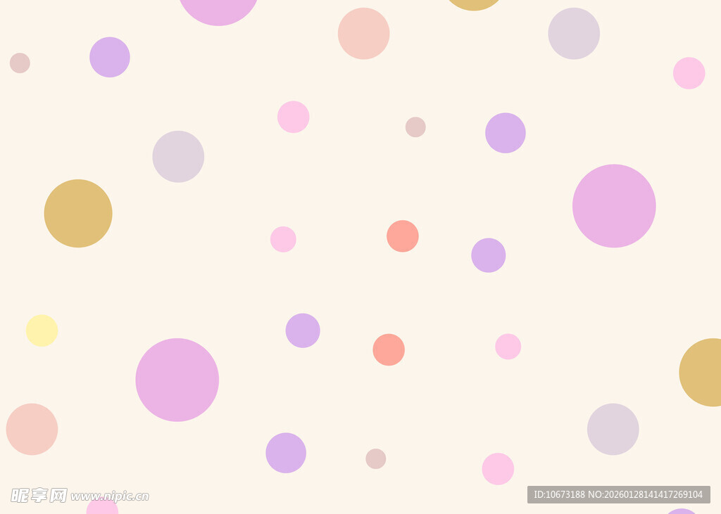 彩色波点背景图案