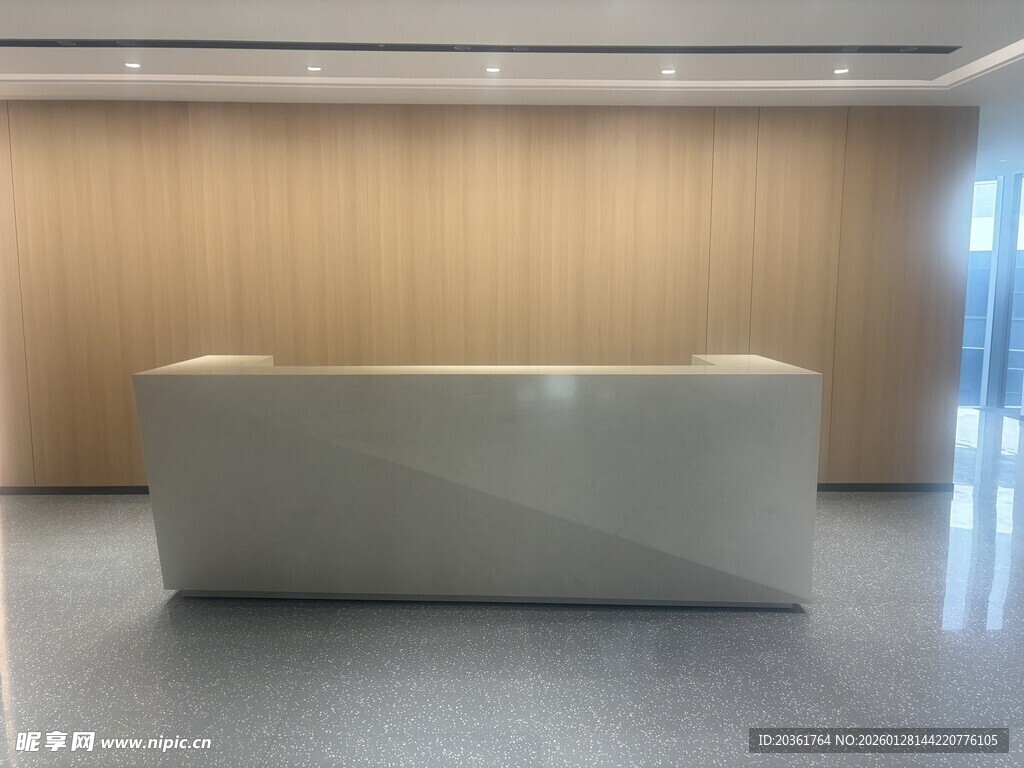 现代简约风格办公前台