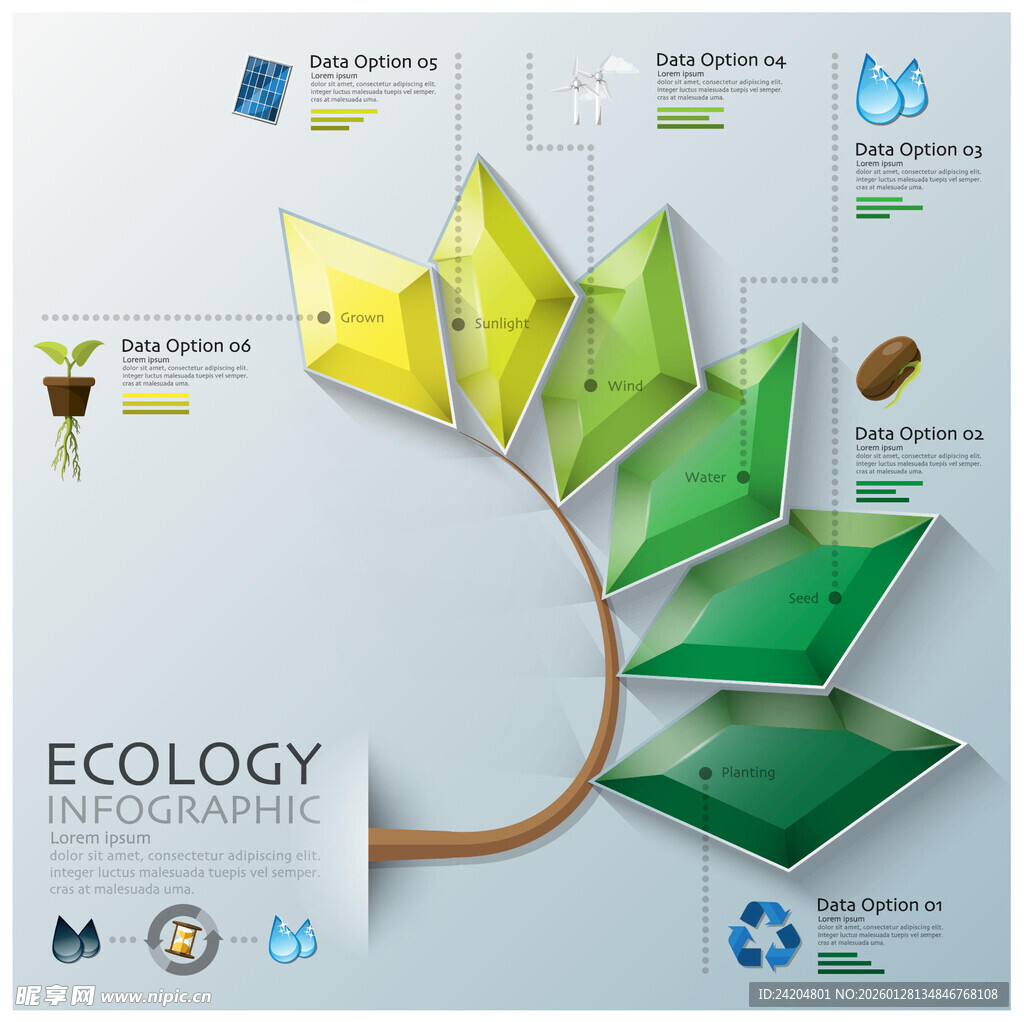 生态环保主题信息图表