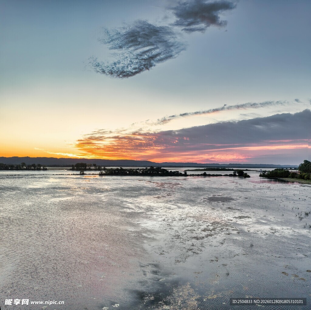 海边绝美日落风景