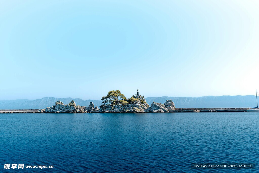 海上梦幻建筑景观