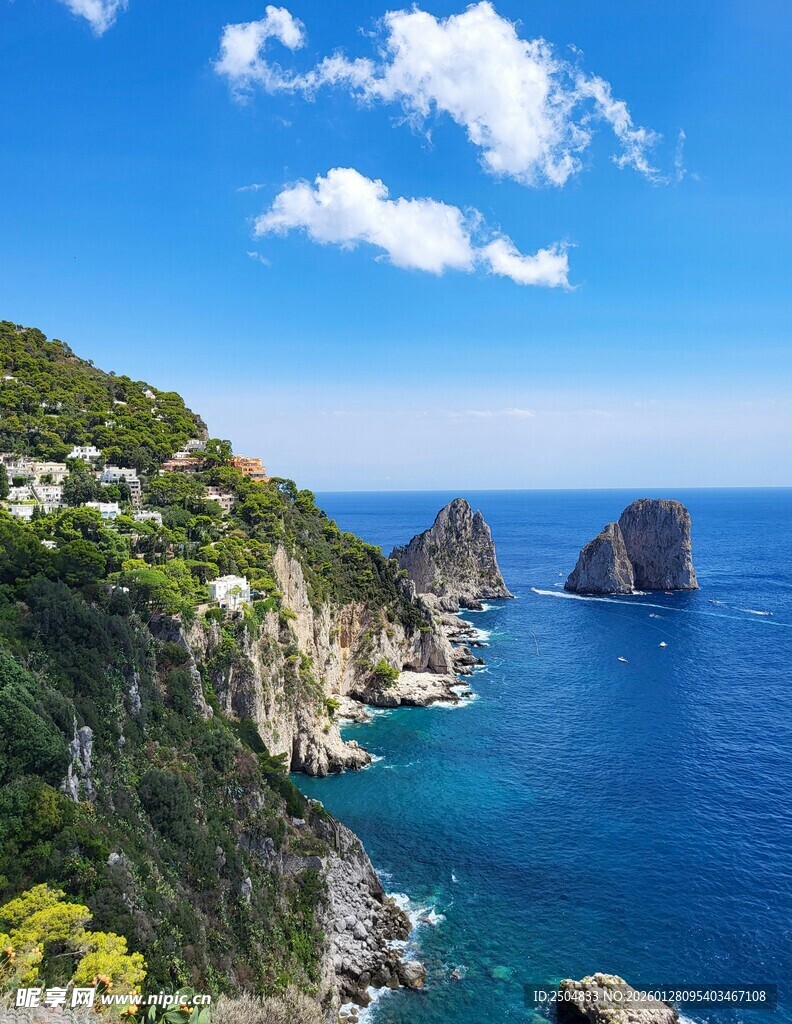 意大利卡普里岛绝美海景