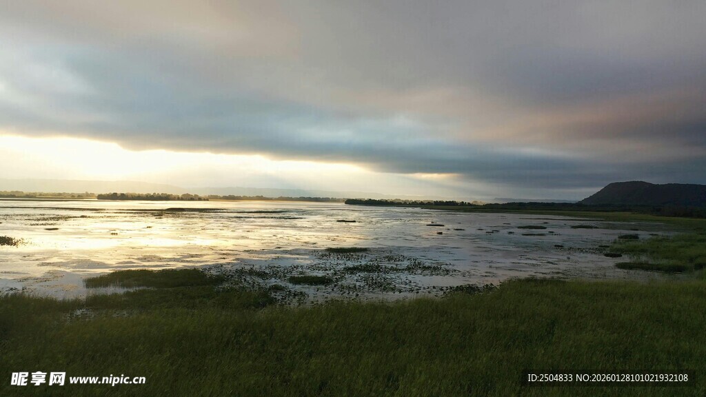 海边黄昏美景
