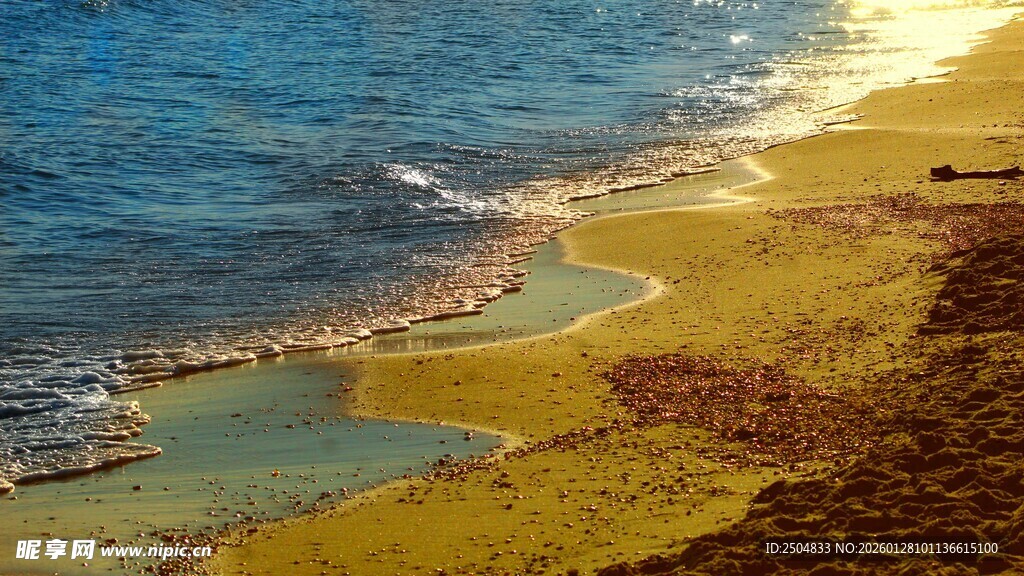 金色海岸 蔚蓝海洋美景