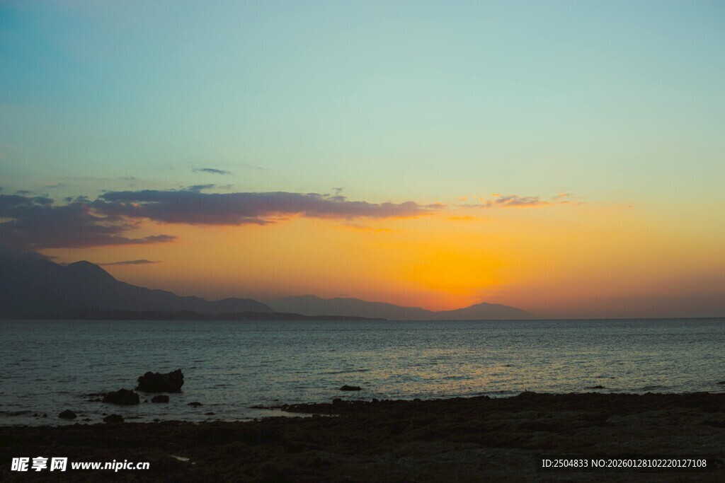 海边日落美景