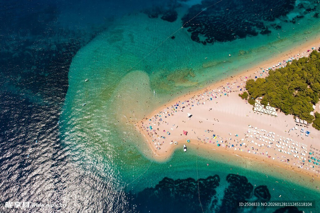 美丽海岛海岸风光