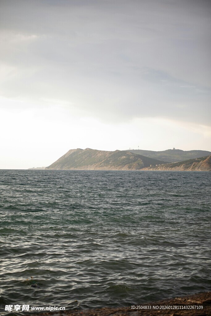海边远景 壮阔山海景观