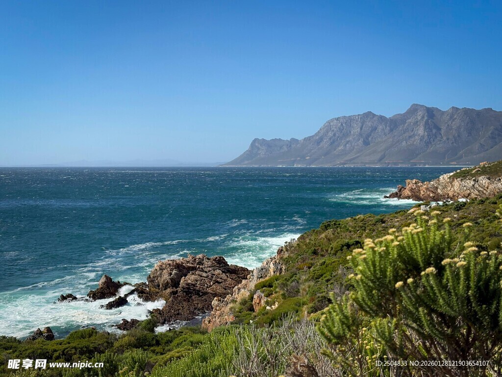 海岸风光 山海相依的美景