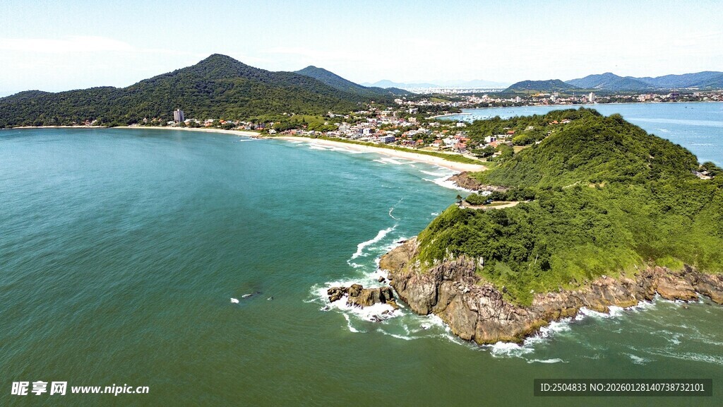 美丽海岛海岸风光