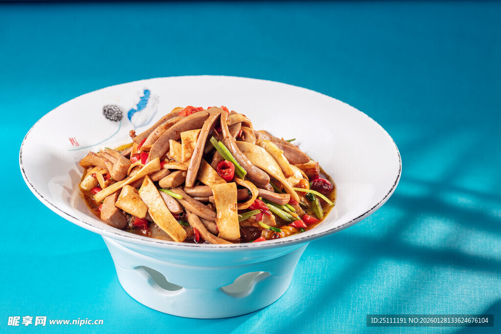 酸辣牛黄喉腰花