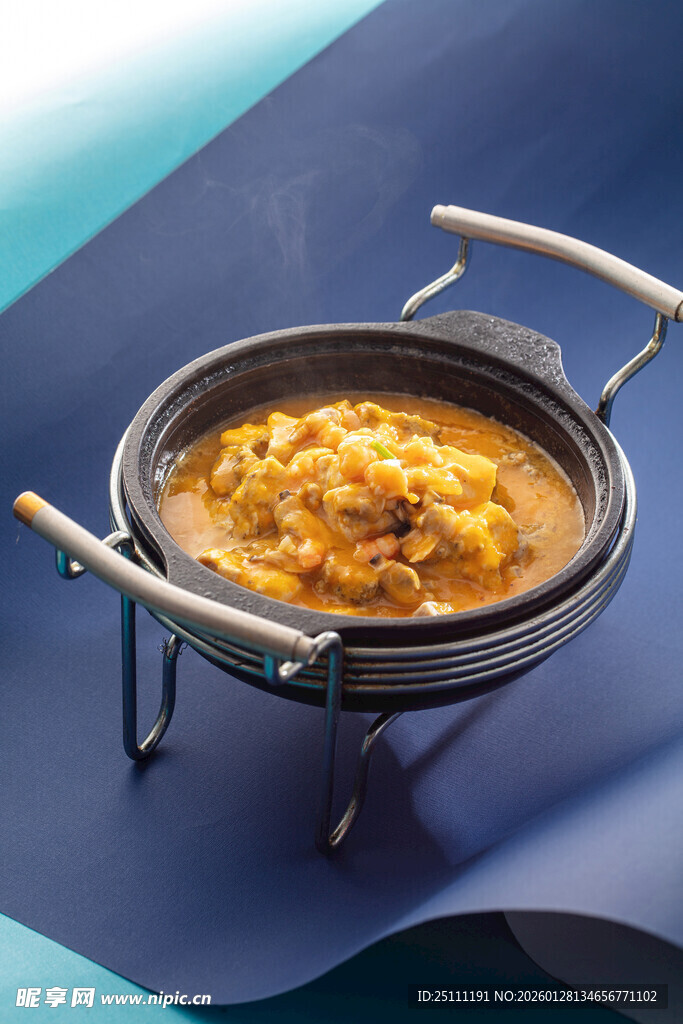 石锅海鲜手工豆腐