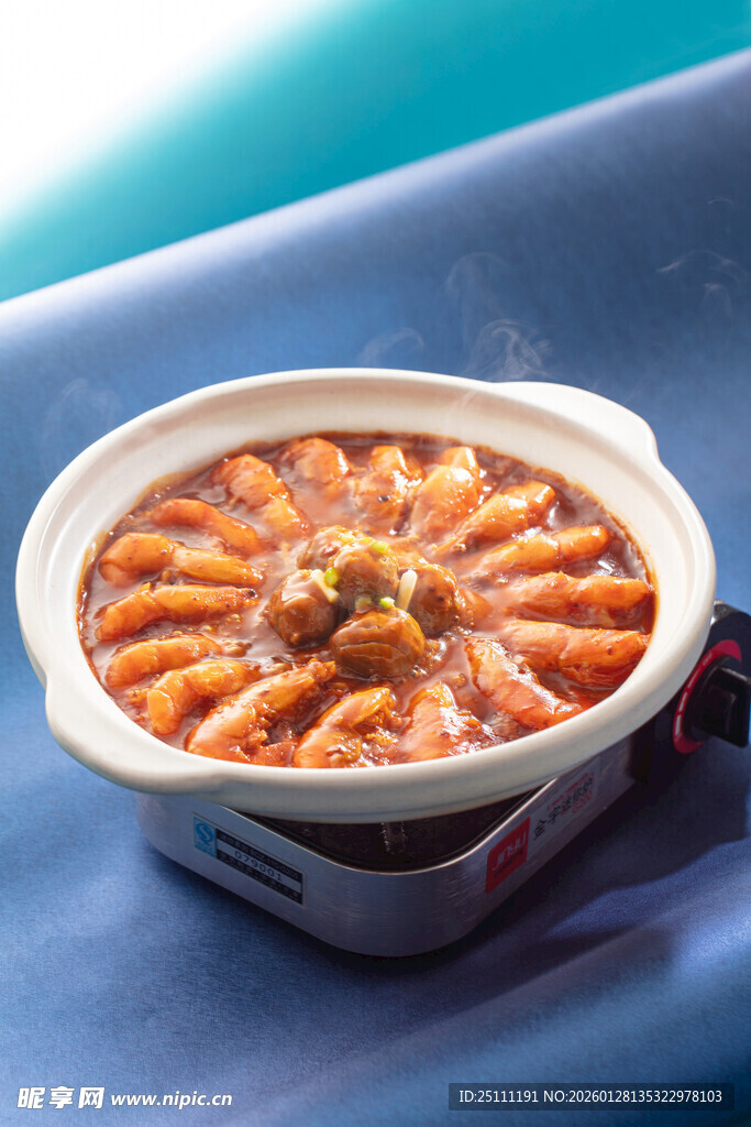 美味牛肉丸焗罗氏虾