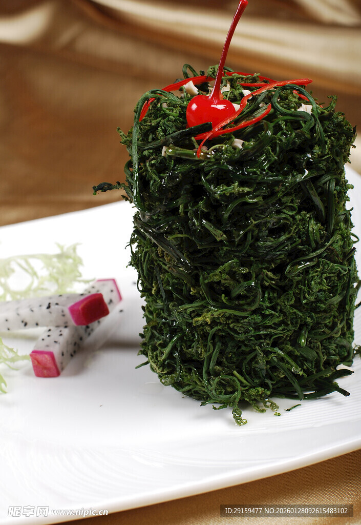 海苔蔬菜卷美食摆盘