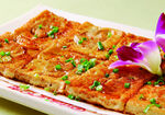 香煎豆腐摆盘精致