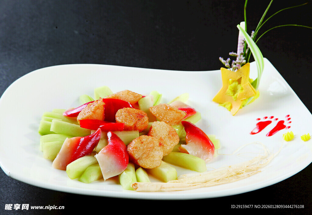 清爽时蔬炒虾仁