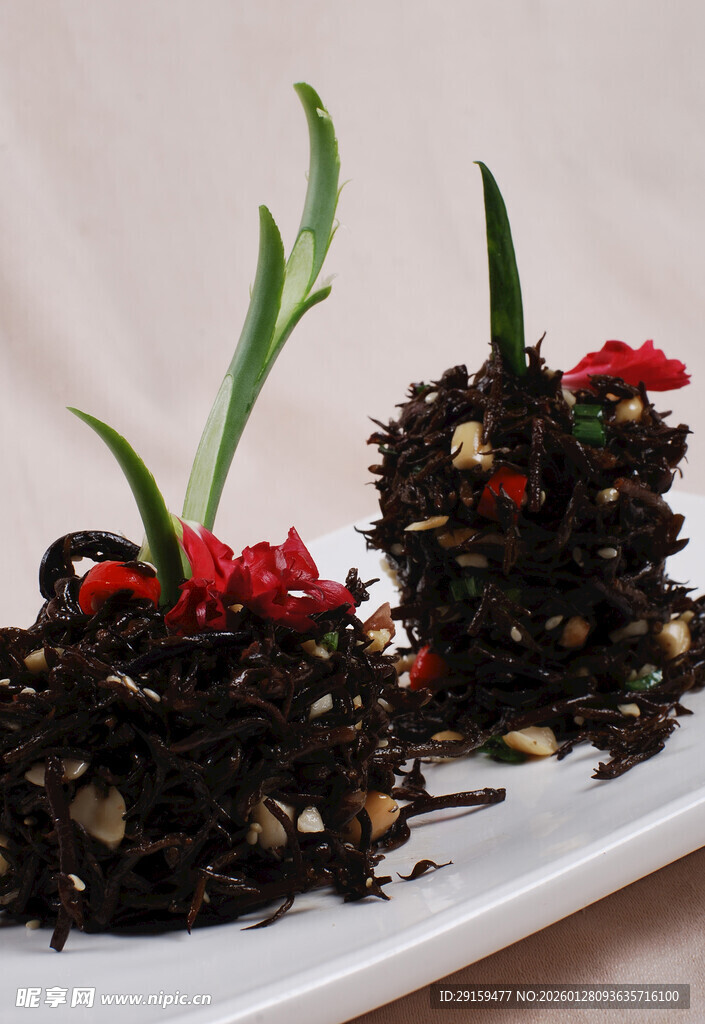 创意绿植造型甜点