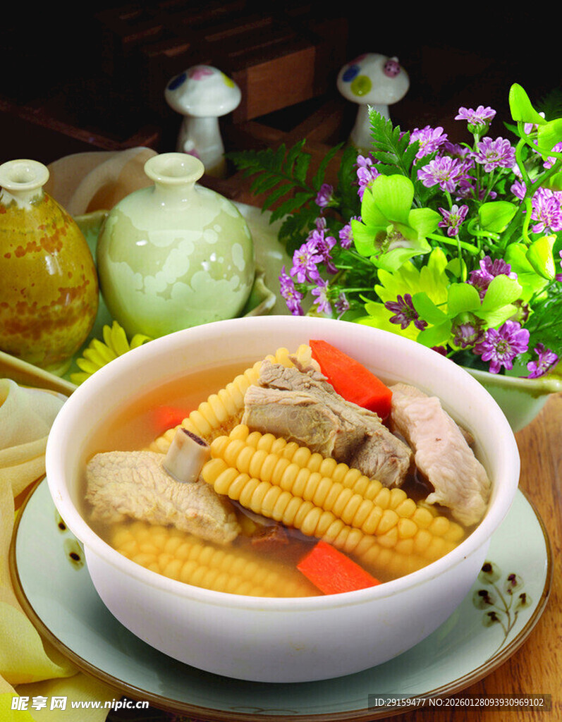 玉米胡萝卜炖排骨