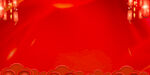喜庆红色背景装饰图