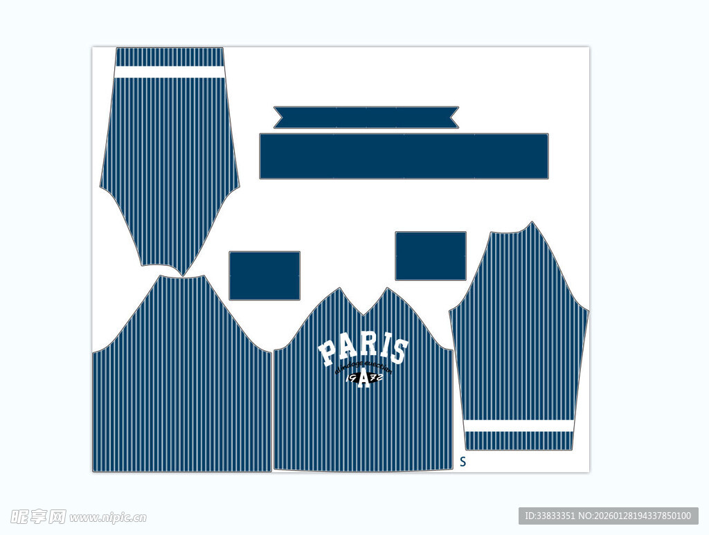 字母 定位 条纹