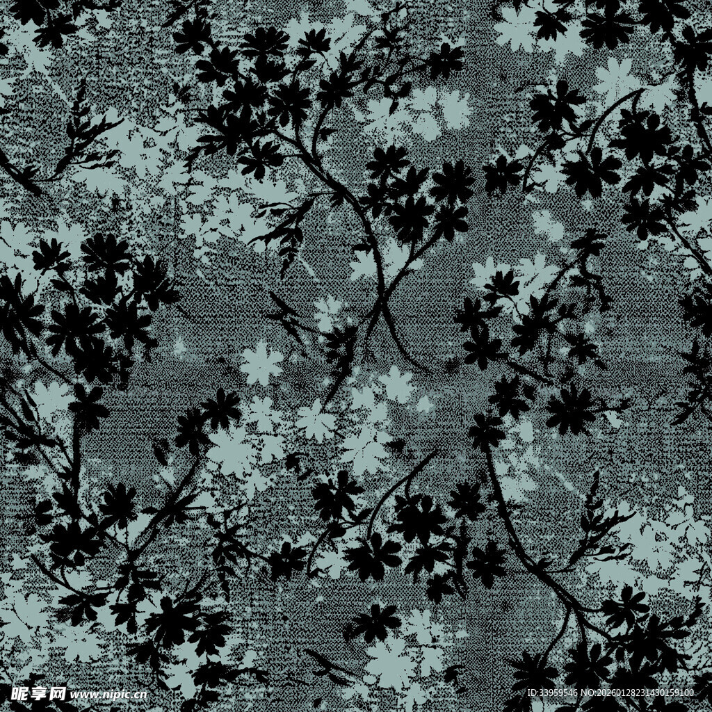 抽象花卉纹理图案