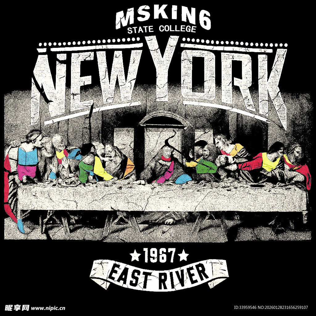 纽约街头涂鸦艺术作品