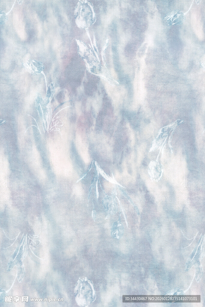 梦幻蓝调抽象纹理背景