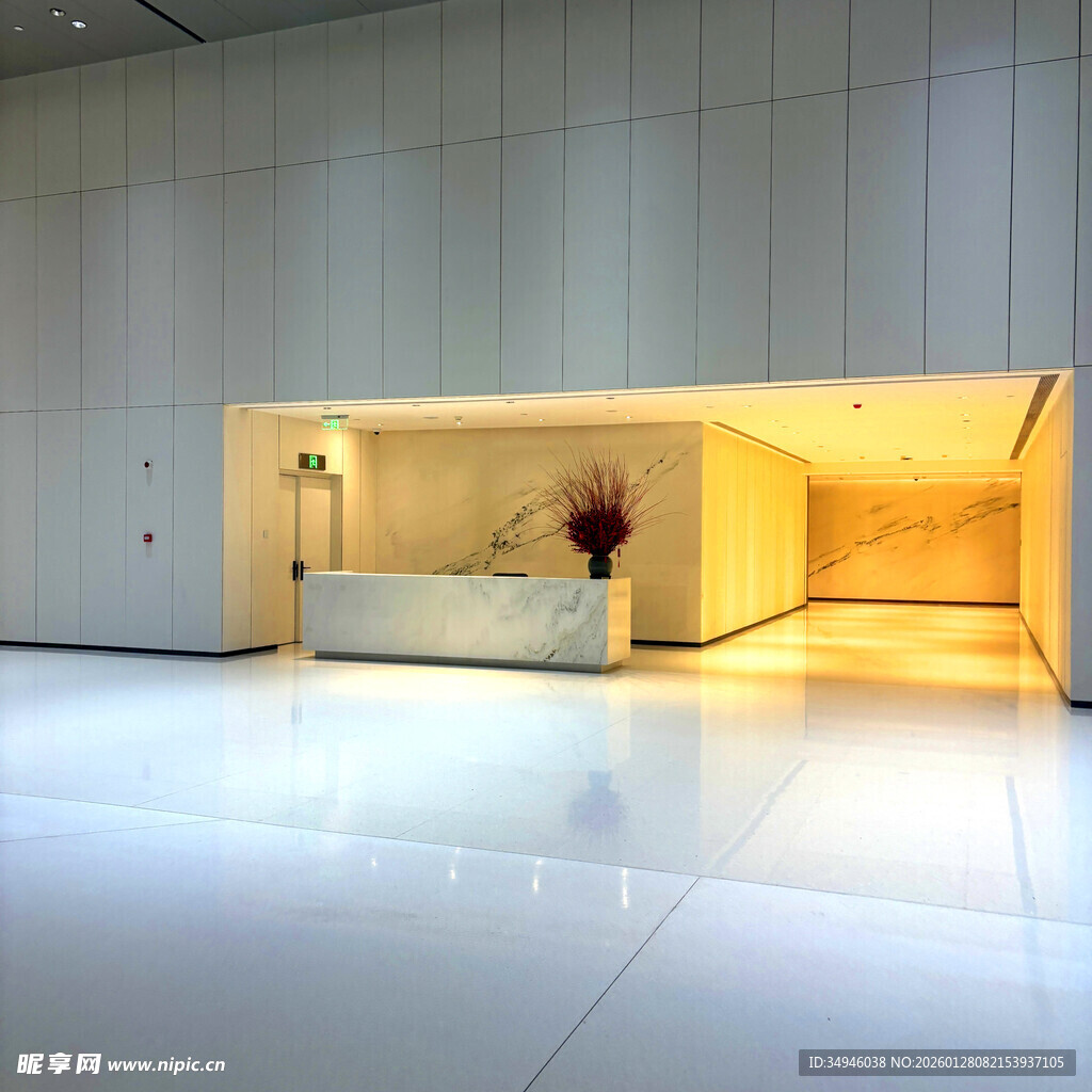 现代简约风格接待区空间