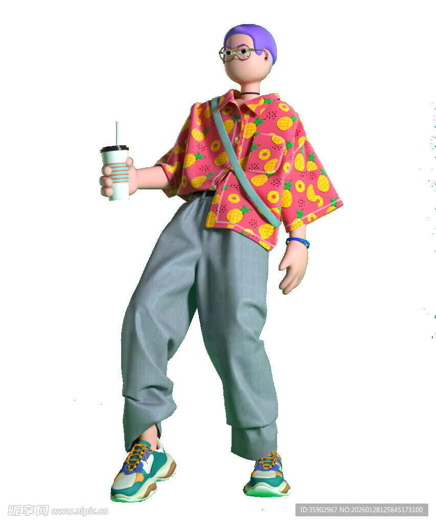 潮人穿搭展示活力满满