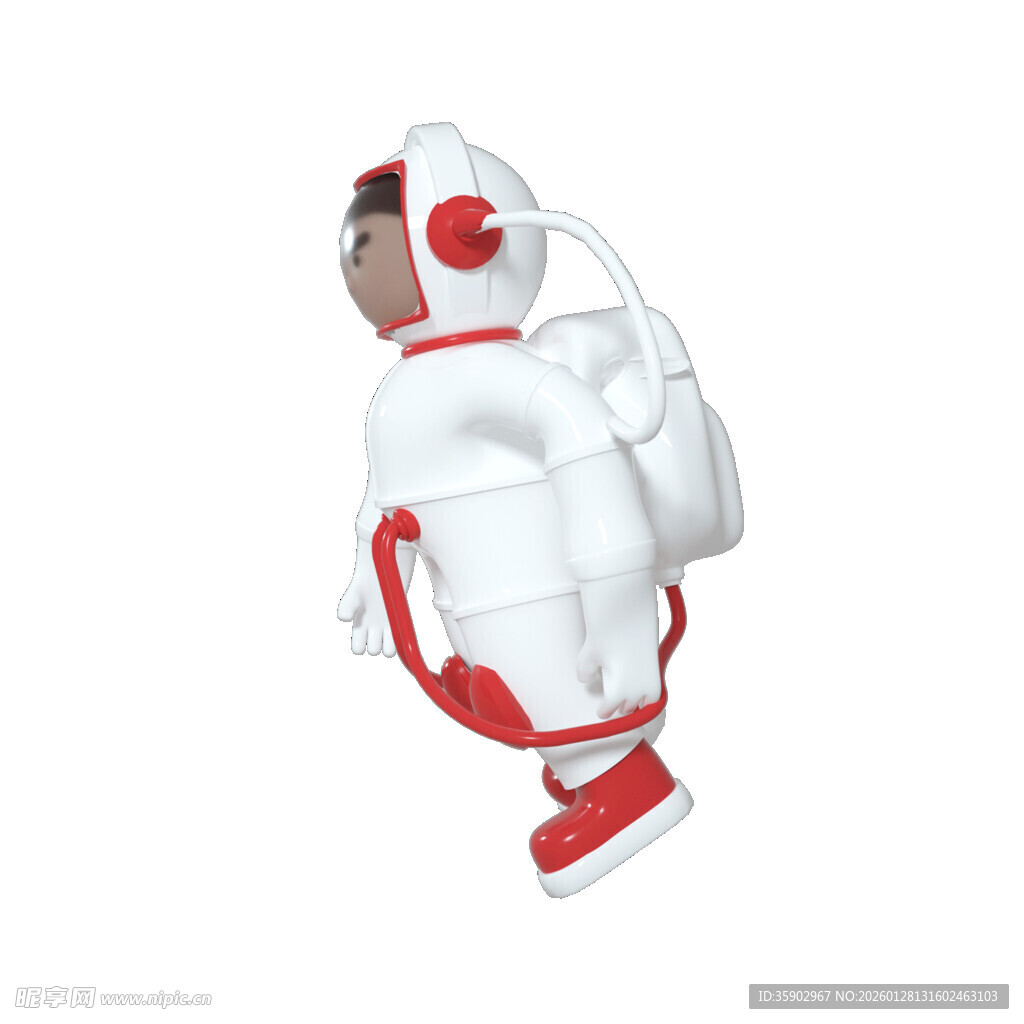 可爱卡通宇航员摆件