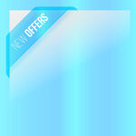 蓝色渐变促销背景图