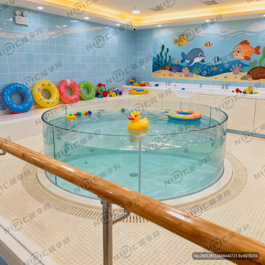 婴儿游泳馆图片