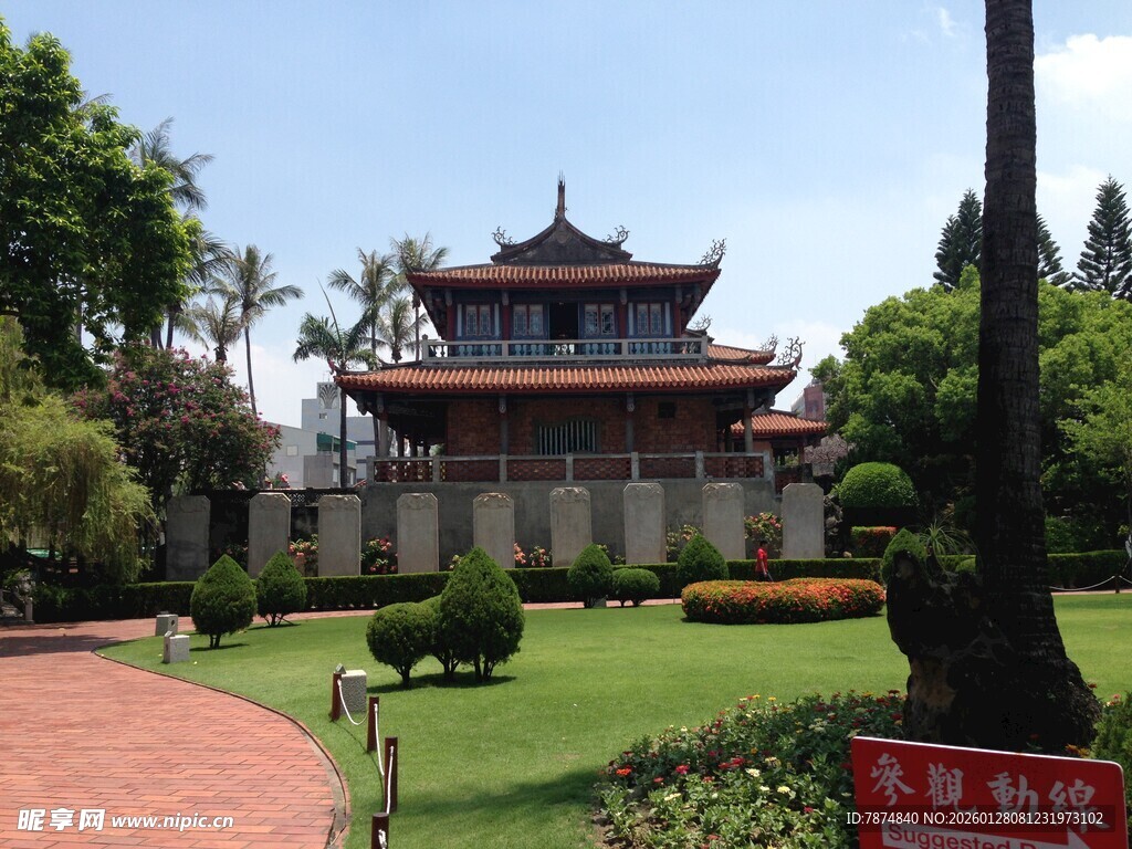 中式古典建筑园林景观