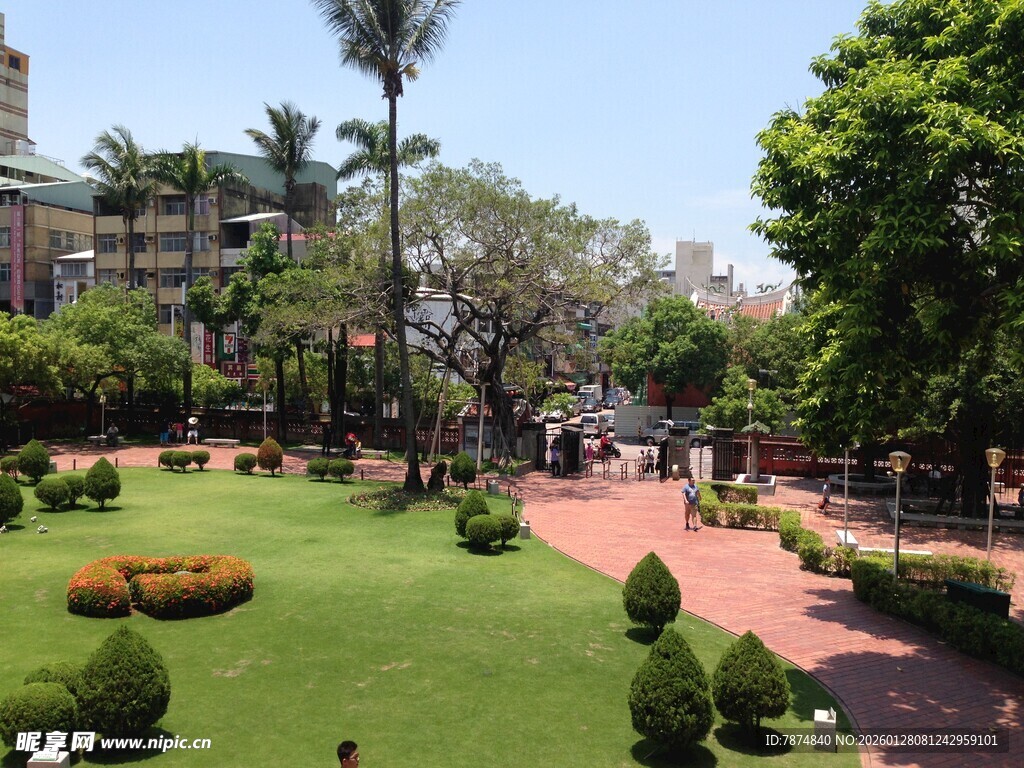 美丽花园景观一隅