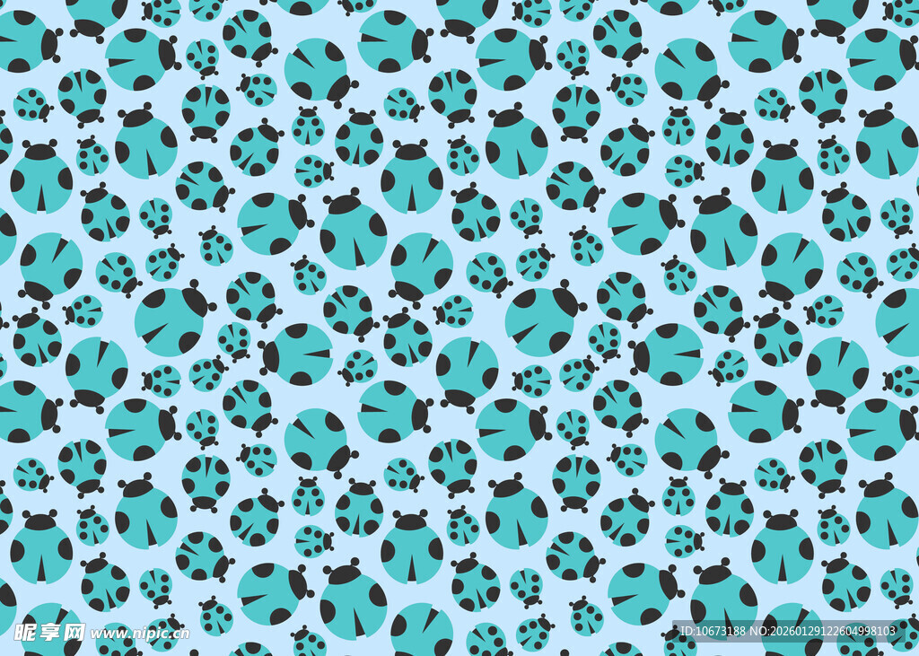 蓝绿色豹纹图案背景