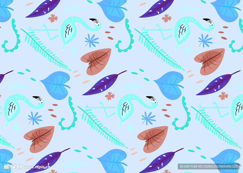 清新海洋风图案设计