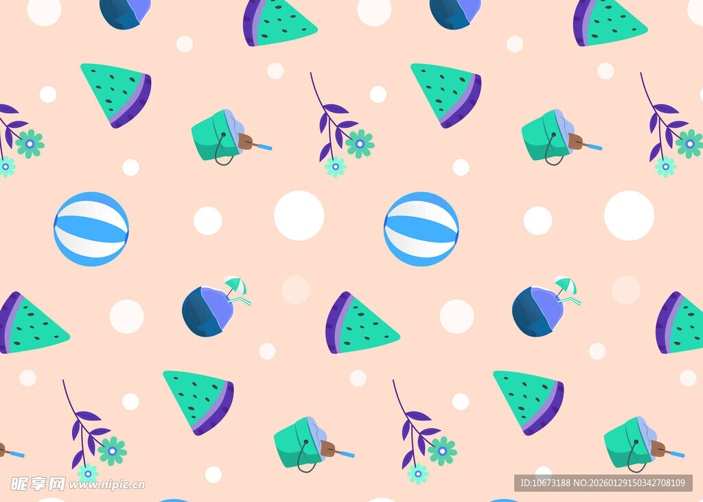 多彩几何图案背景