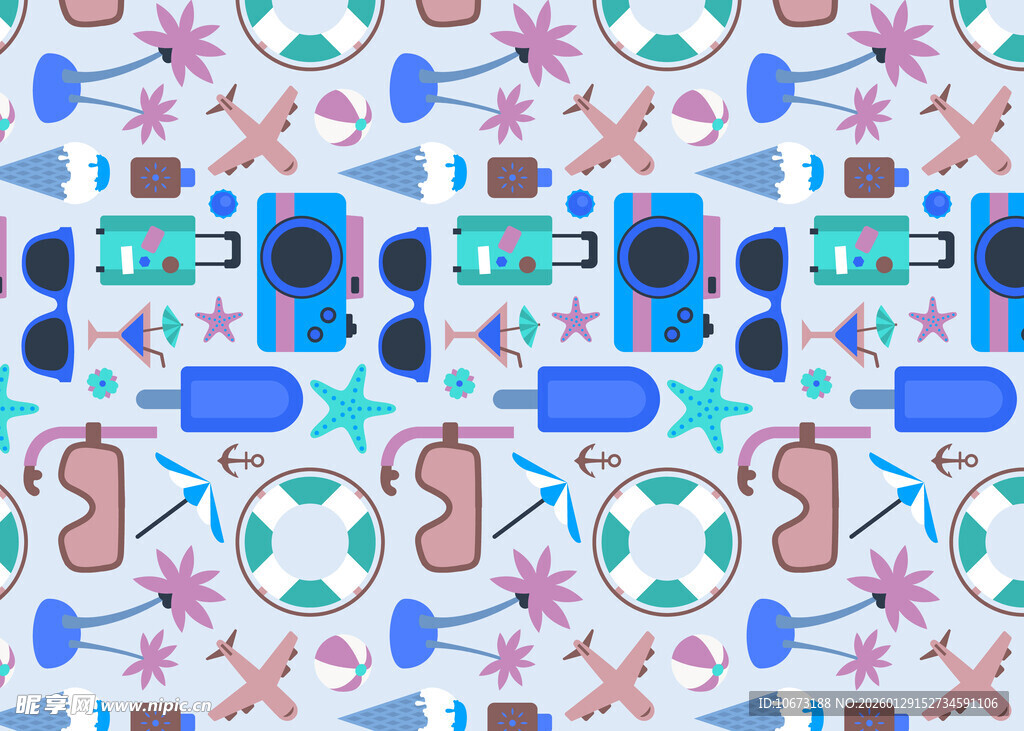 多彩几何图案背景设计