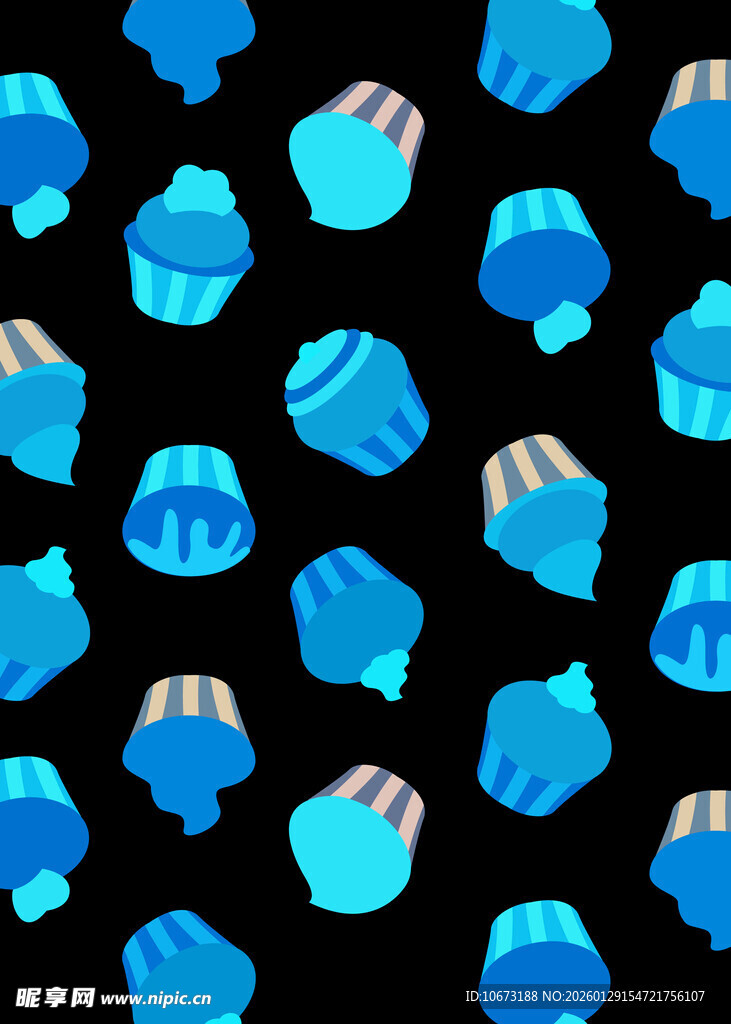 蓝色几何图案背景纹理