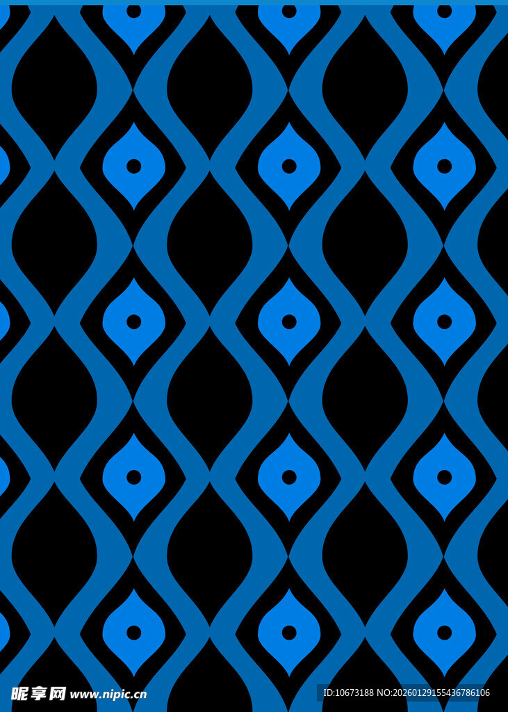 蓝黑几何图案背景纹理