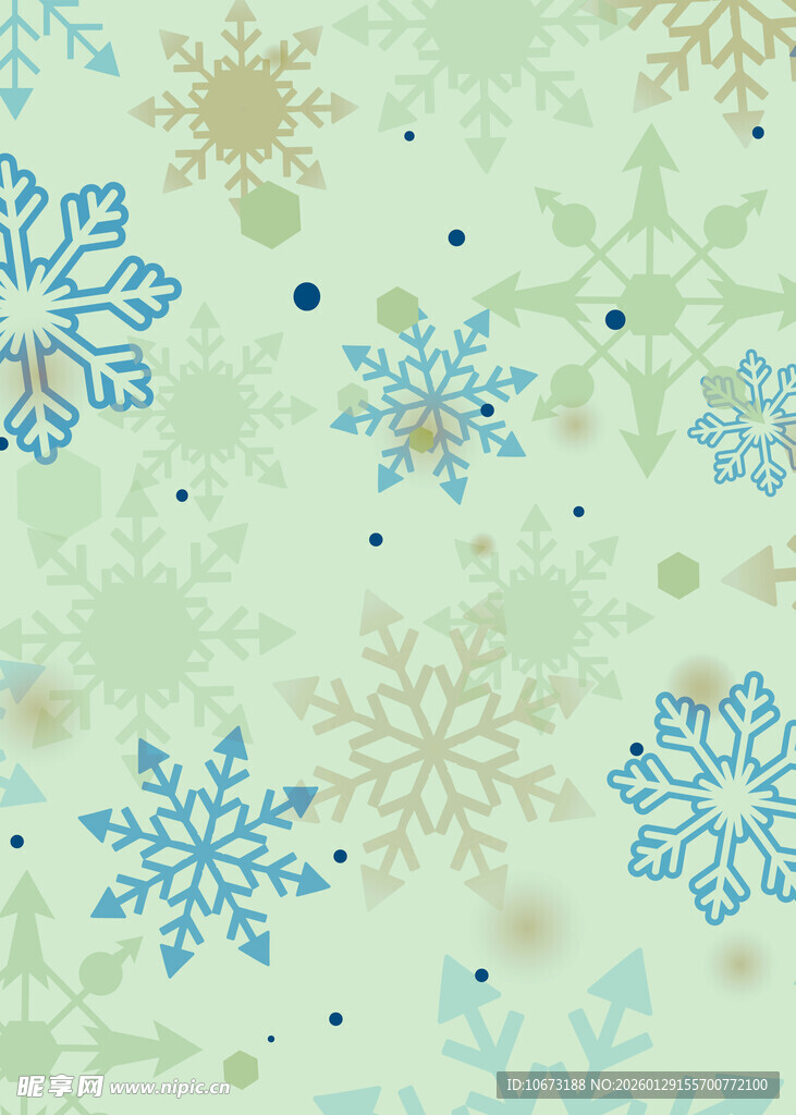 雪花图案背景