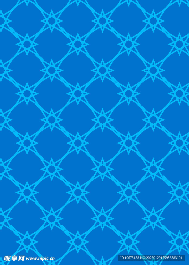 蓝色几何图案纹理背景