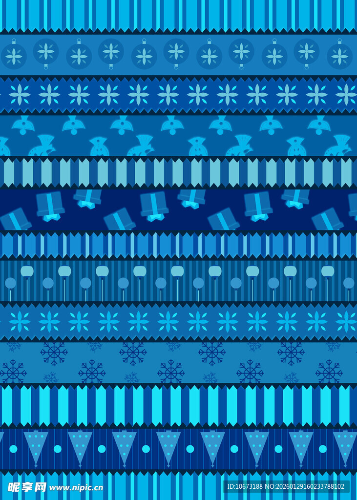 蓝色几何图案条纹背景