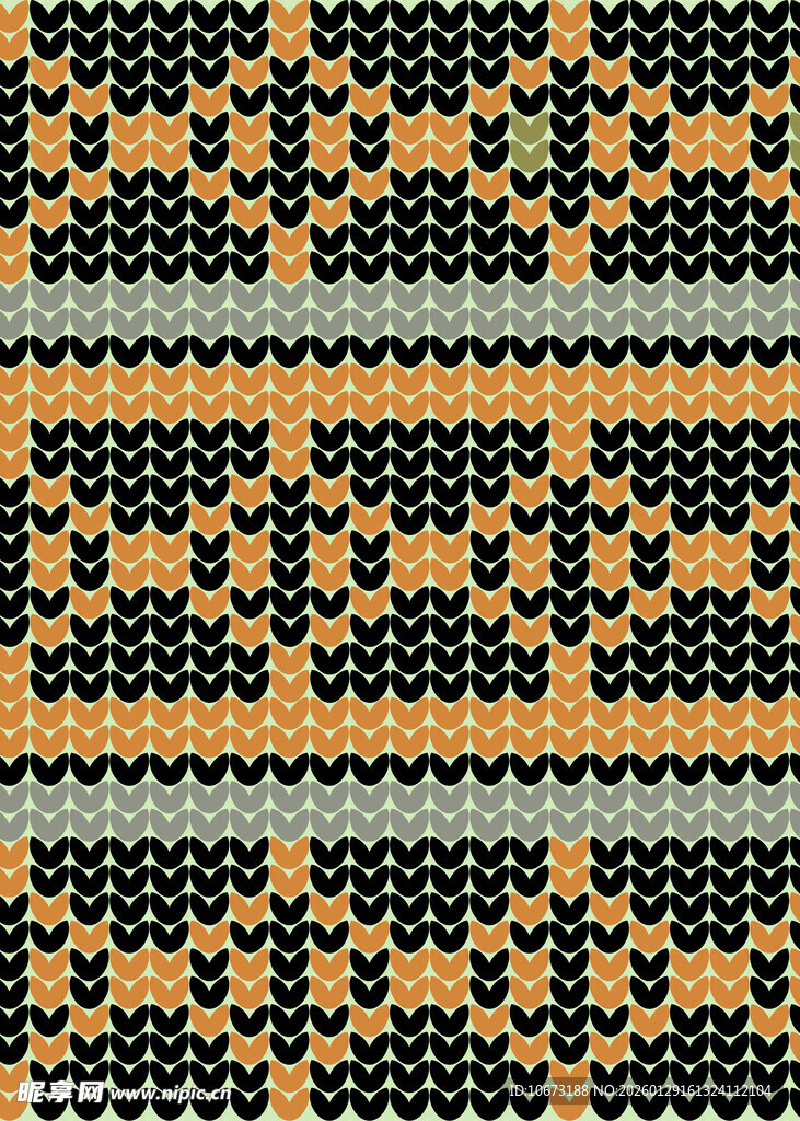 几何图案针织纹理设计