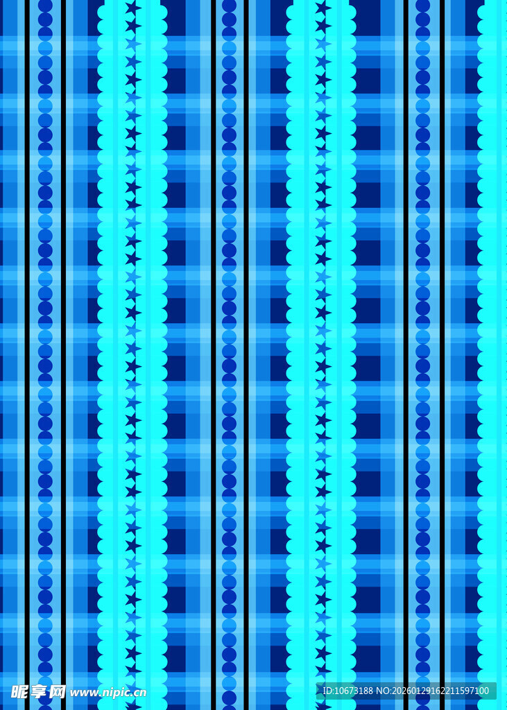 蓝绿渐变条纹背景图案