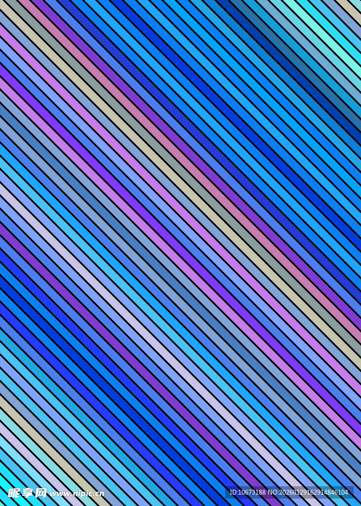彩色斜纹条纹背景图案