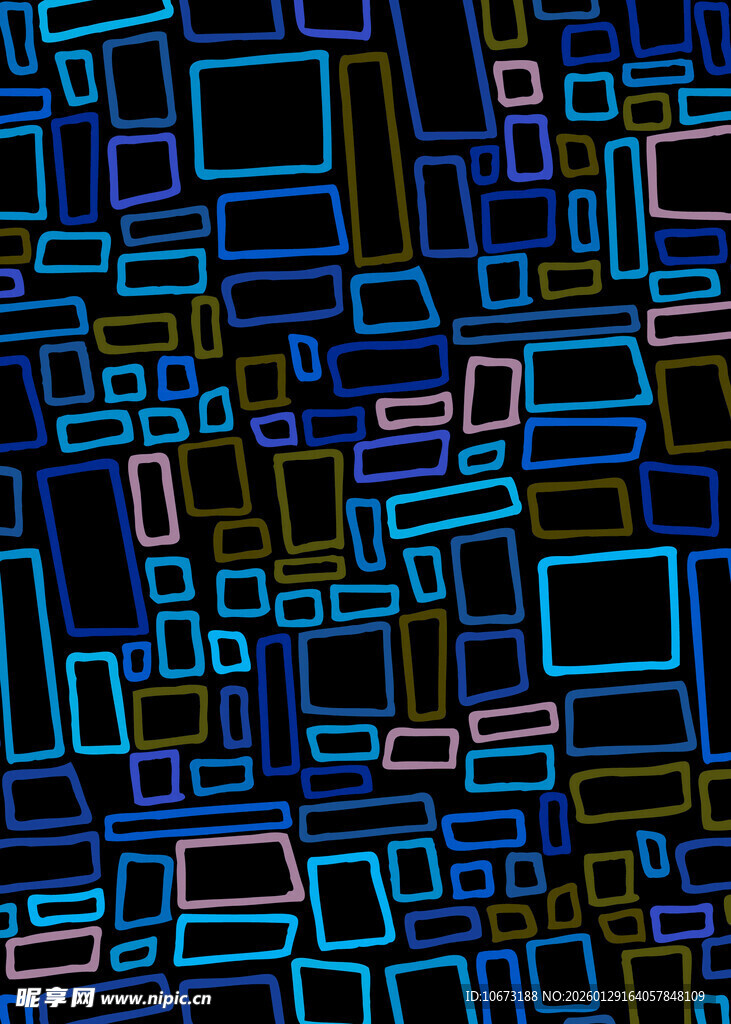 几何方块抽象图案背景