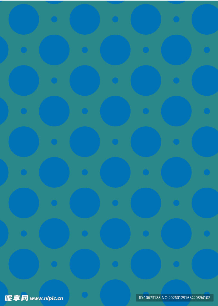 蓝绿渐变圆点图案背景