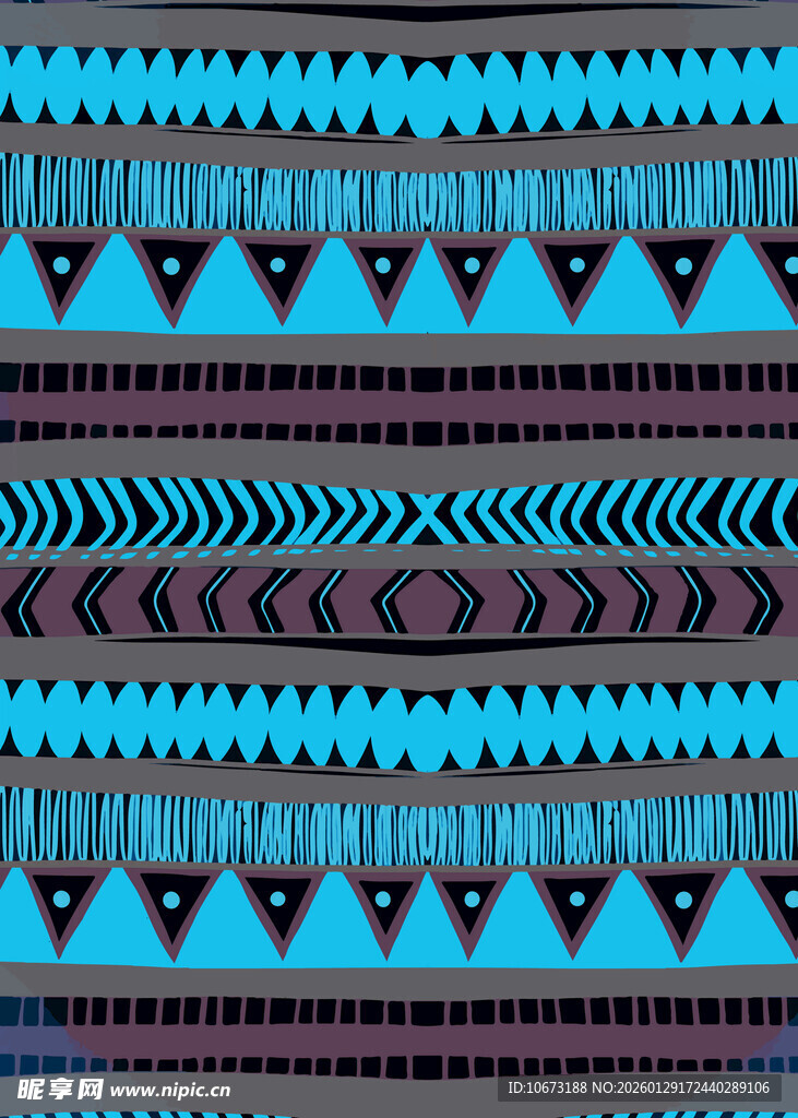 几何图案民族风织物纹理