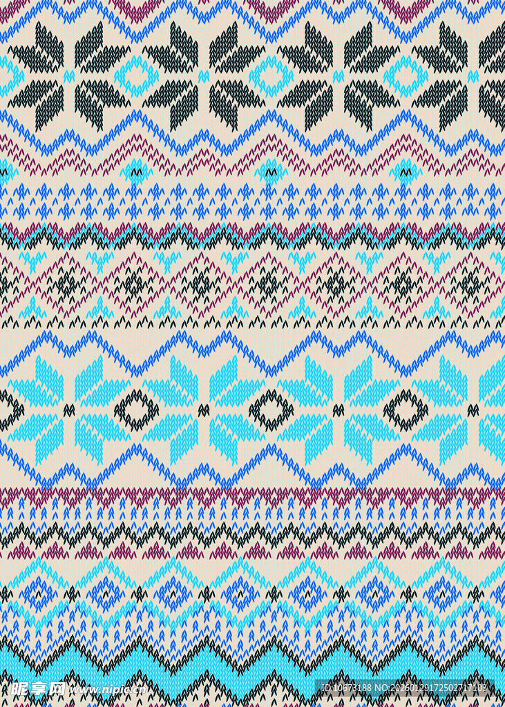 民族风几何图案纹理